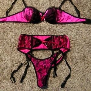 Hot pink 3 piece set